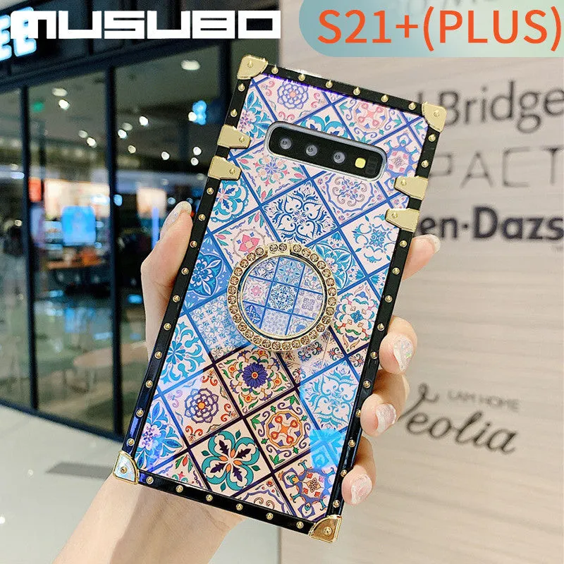 MUSUBO soft silicone TPU phone case for Samsung Galaxy models including S21 and Note 20 Ultra, available in multiple colours