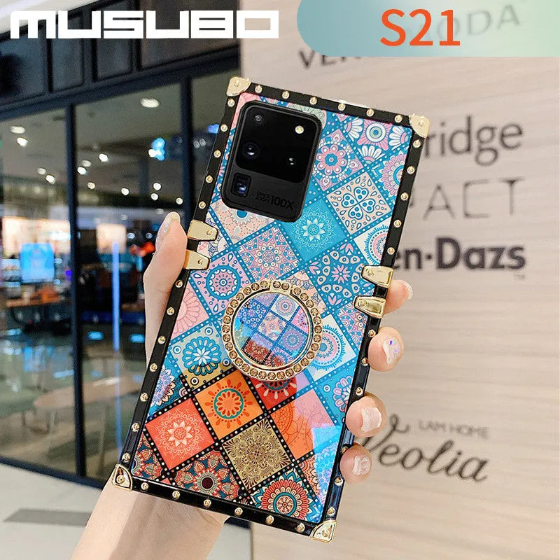 MUSUBO soft silicone TPU phone case for Samsung Galaxy models including S21 and Note 20 Ultra, available in multiple colours
