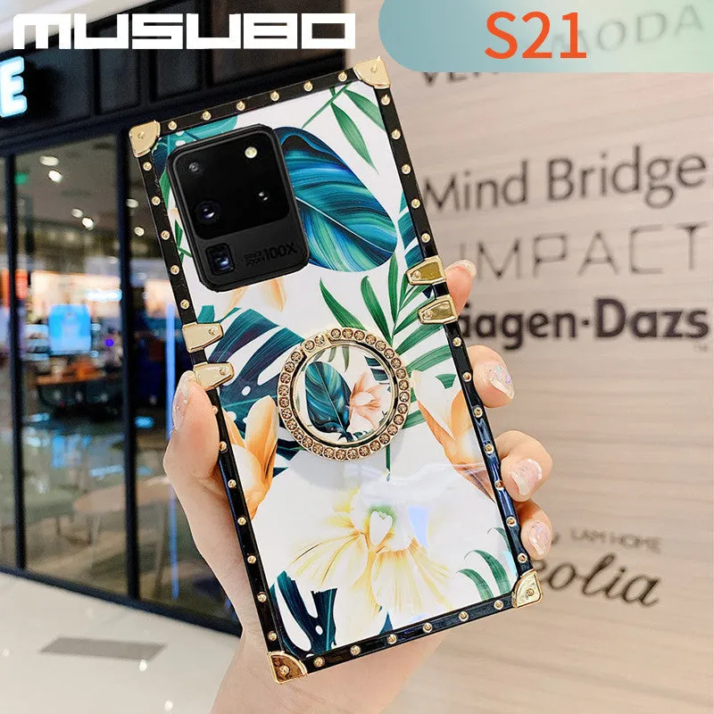 MUSUBO soft silicone TPU phone case for Samsung Galaxy models including S21 and Note 20 Ultra, available in multiple colours