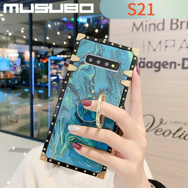 MUSUBO soft silicone TPU phone case for Samsung Galaxy models including S21 and Note 20 Ultra, available in multiple colours