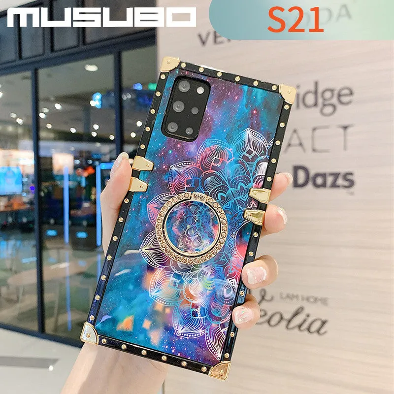 MUSUBO soft silicone TPU phone case for Samsung Galaxy models including S21 and Note 20 Ultra, available in multiple colours