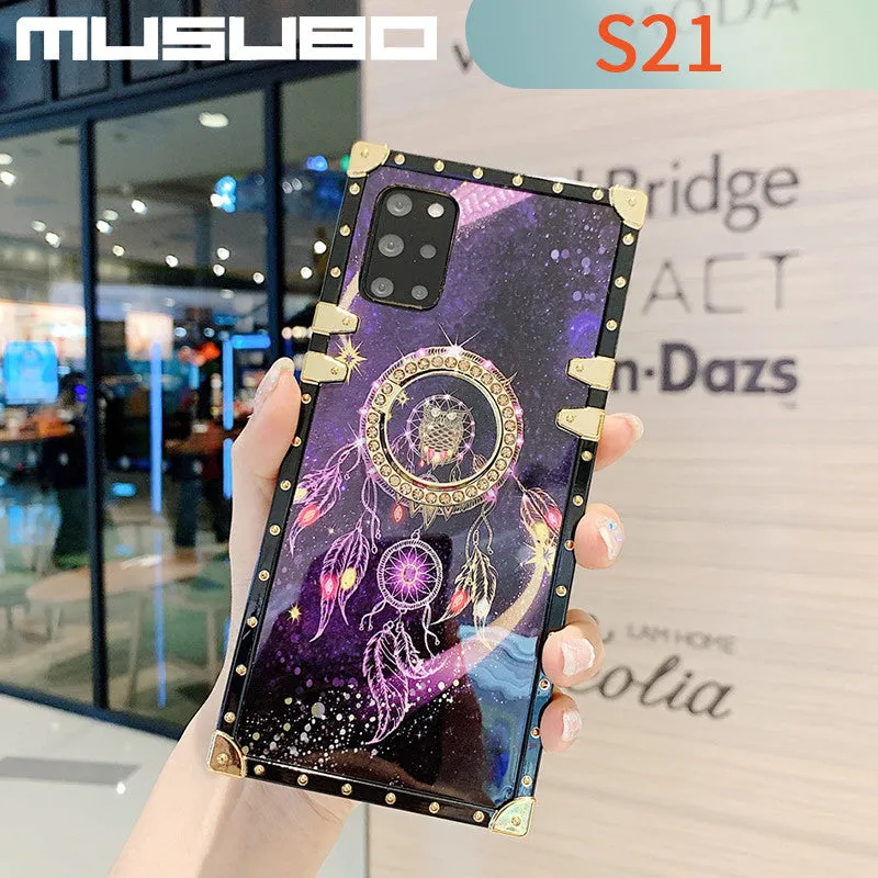 MUSUBO soft silicone TPU phone case for Samsung Galaxy models including S21 and Note 20 Ultra, available in multiple colours