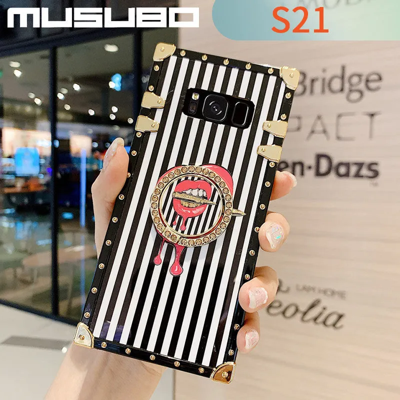 MUSUBO soft silicone TPU phone case for Samsung Galaxy models including S21 and Note 20 Ultra, available in multiple colours