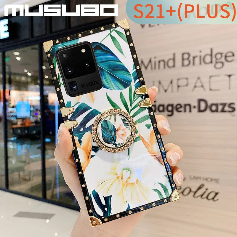 MUSUBO soft silicone TPU phone case for Samsung Galaxy models including S21 and Note 20 Ultra, available in multiple colours