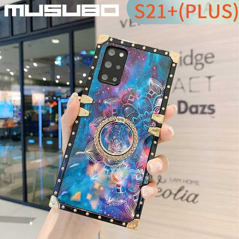 MUSUBO soft silicone TPU phone case for Samsung Galaxy models including S21 and Note 20 Ultra, available in multiple colours