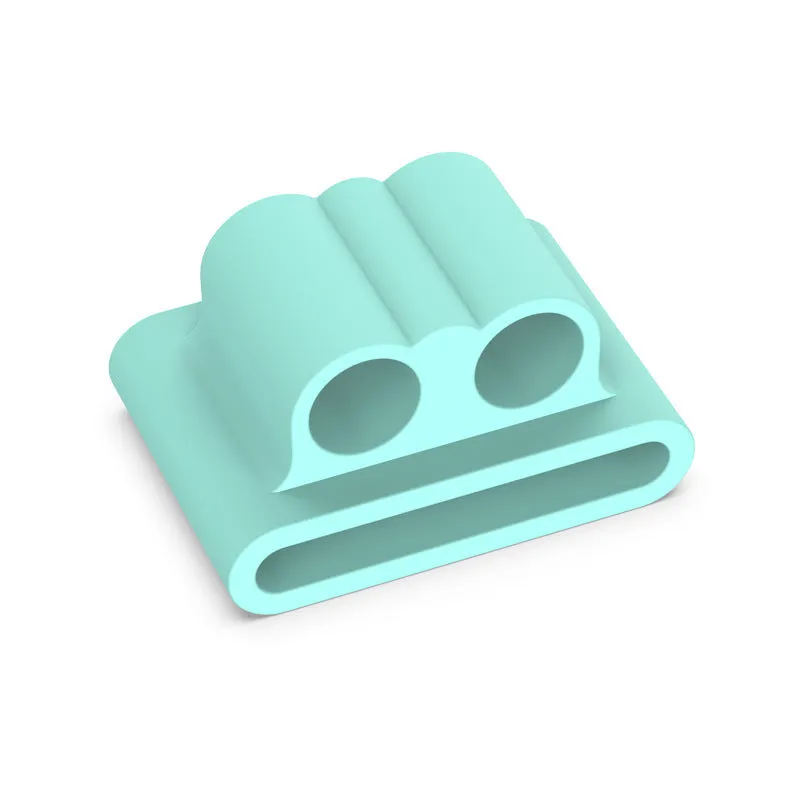 Earphone silicone protective sleeve in solid colour for charging case, six colour options available