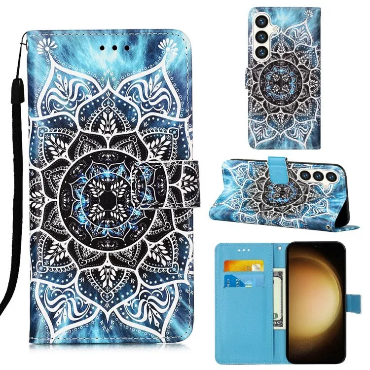 Handmade imitation leather phone case for Samsung with built-in bracket, available in multiple colours