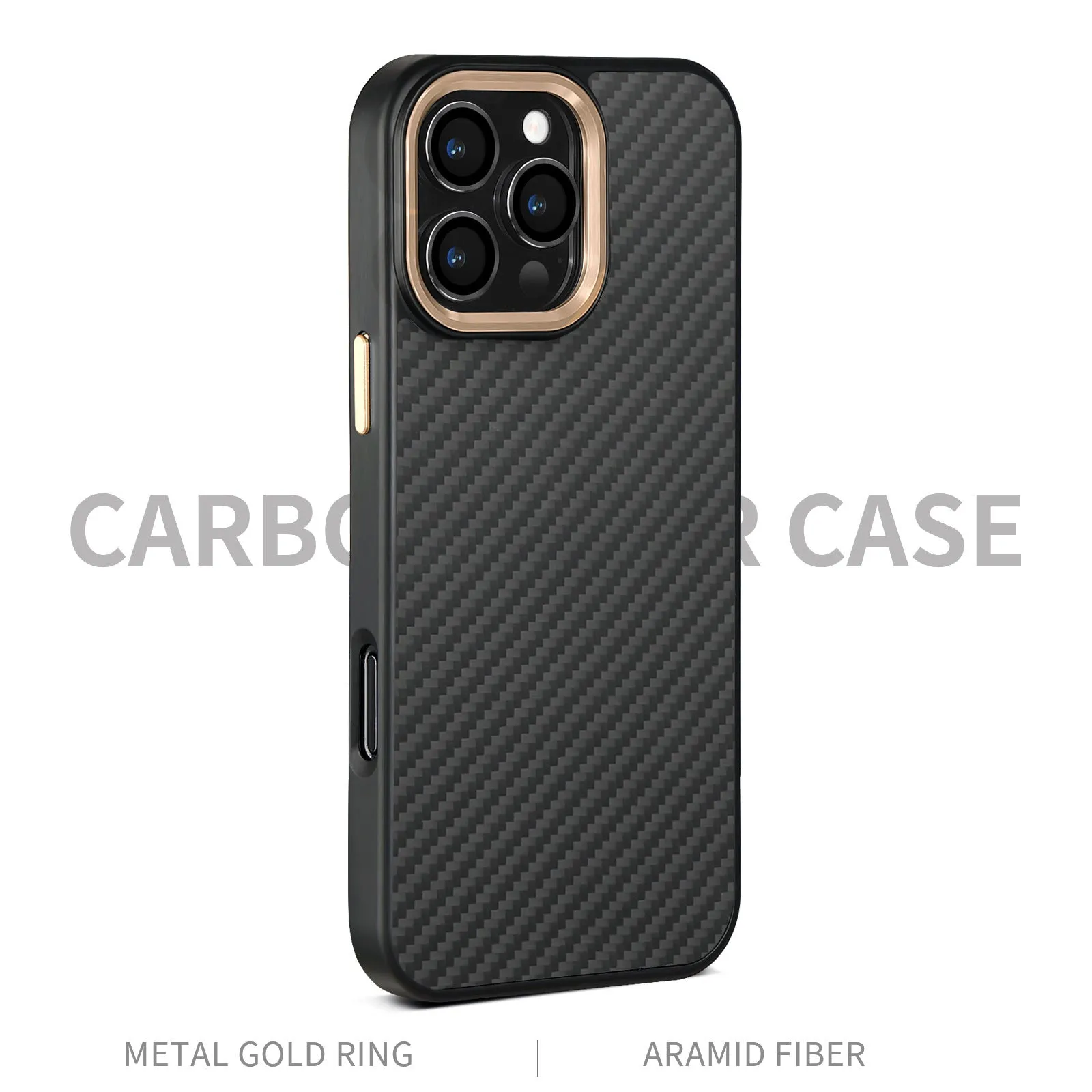 Green frame with magnetic carbon fibre metal frame Kevlar phone case for iPhone