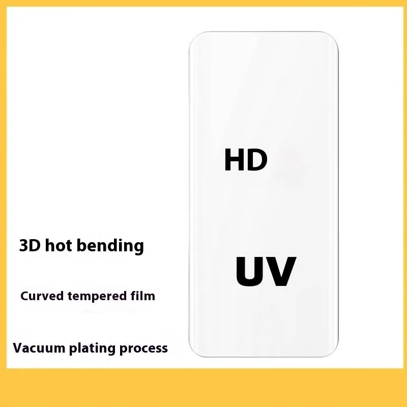 HD tempered glass screen film for VIVO V40 with full glue hot bending and electroplating