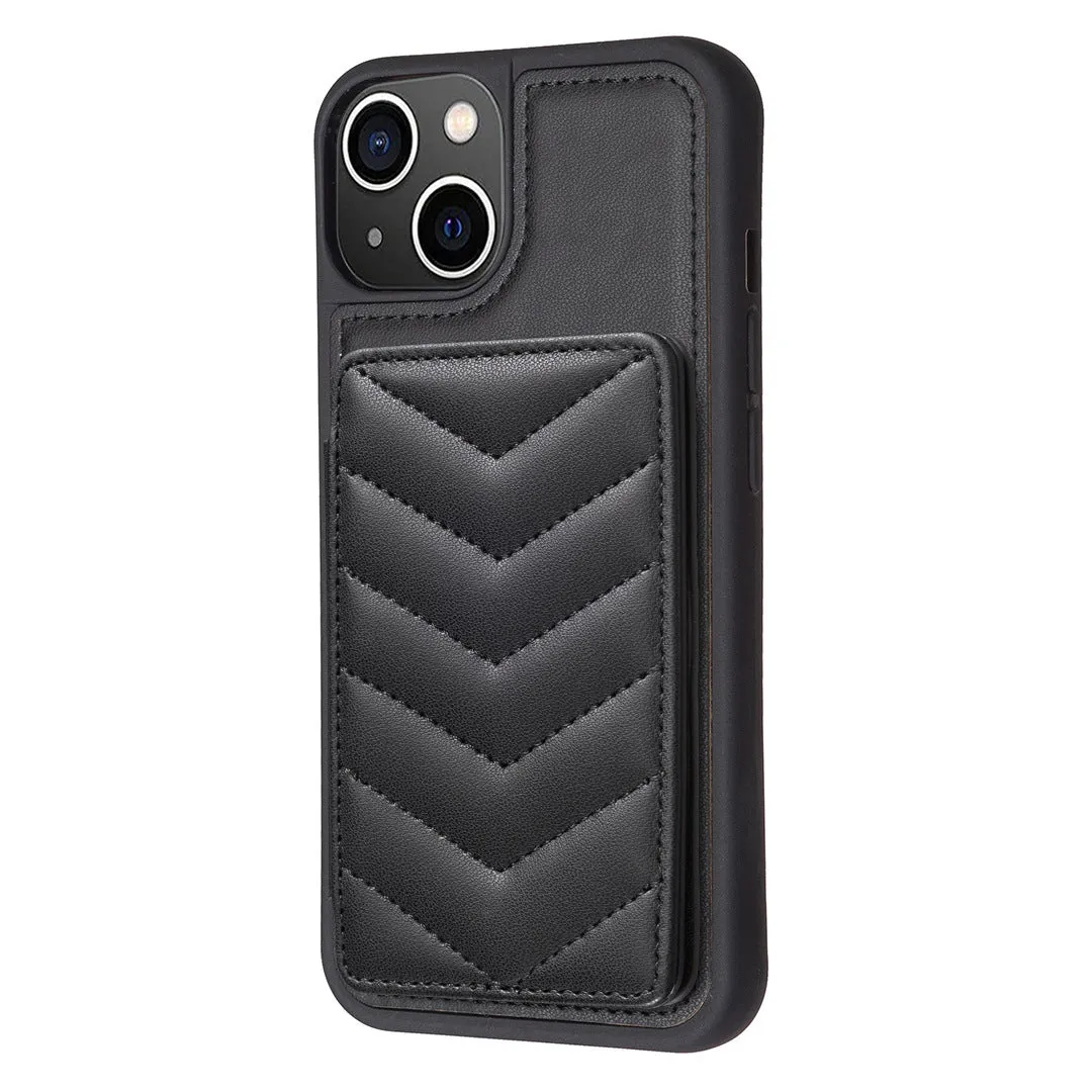 Flip PU leather crossbody phone case with shoulder strap for Apple iPhone, multi colour options including black pink purple blue beige