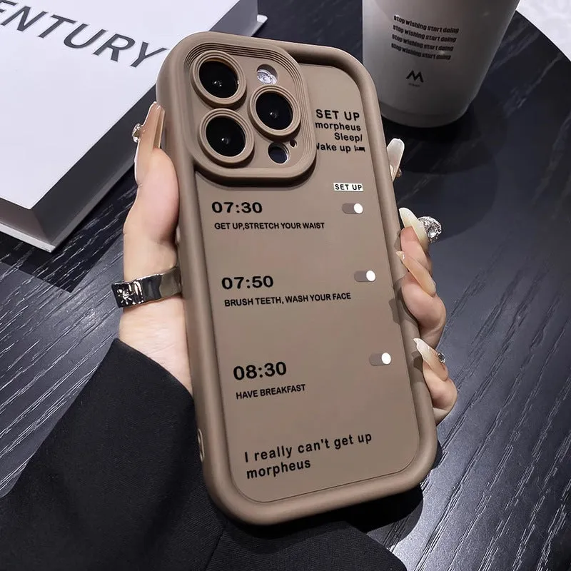 Silicone phone case with epoxy finish for Apple iPhone 13 in black colour