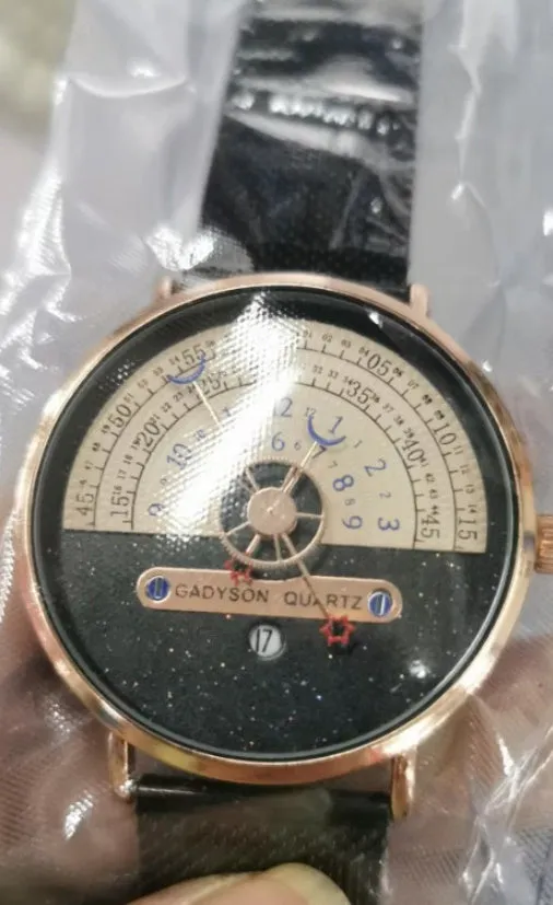 M-1288 men's sports watch with 40mm round dial, alloy case, and stainless steel or leather strap options
