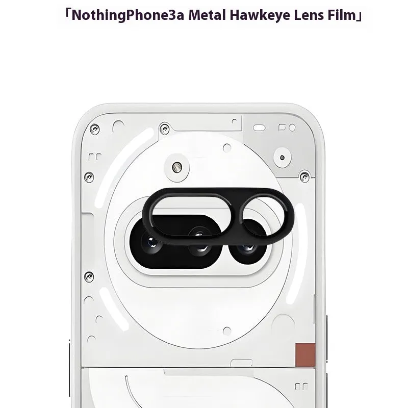 Tempered glass lens protective film for Nothing Phone 3a with anti-fingerprint HD clarity
