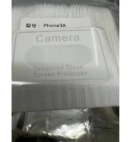 Tempered glass lens protective film for Nothing Phone 3a with anti-fingerprint HD clarity