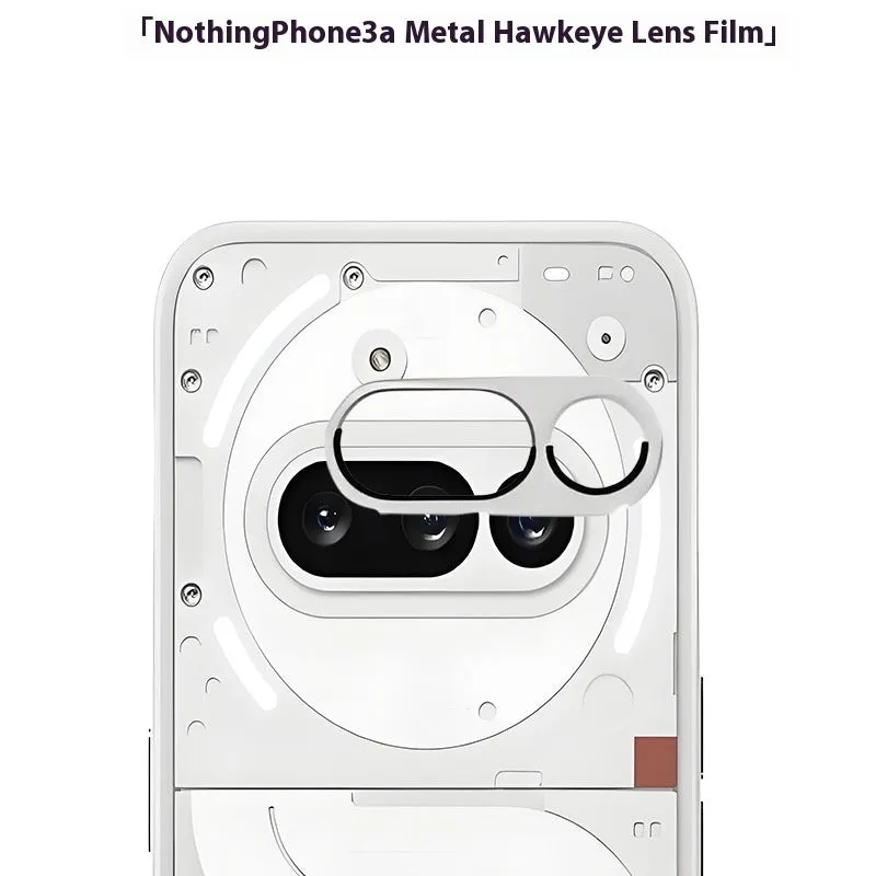 Tempered glass lens protective film for Nothing Phone 3a with anti-fingerprint HD clarity
