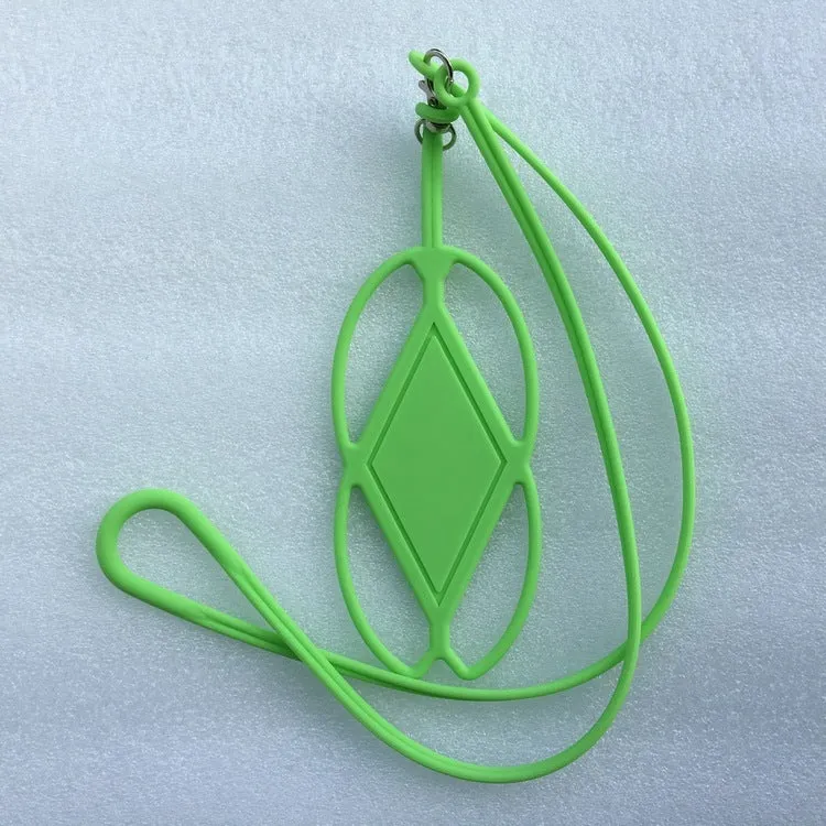 Universal silicone phone case with lanyard in black, suitable for 4 to 6.5 inch screens