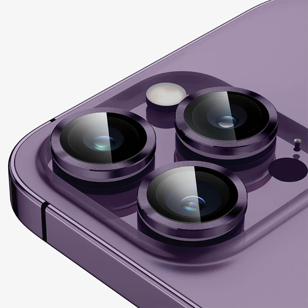Tempered glass rear camera sticker for iPhone 16 Pro Max in Colourful Color optical glass finish