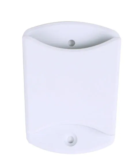 Silver aluminium alloy desktop tablet stand with white mount holding a tablet at an angle.