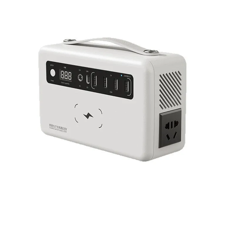 Outdoor 220V portable power supply 200W FF series with compact dimensions and carrying handle