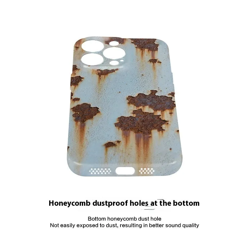 Rust Spot all-inclusive phone case for iPhone 16 Pro, hard shell and soft shell options, drop and fingerprint resistant