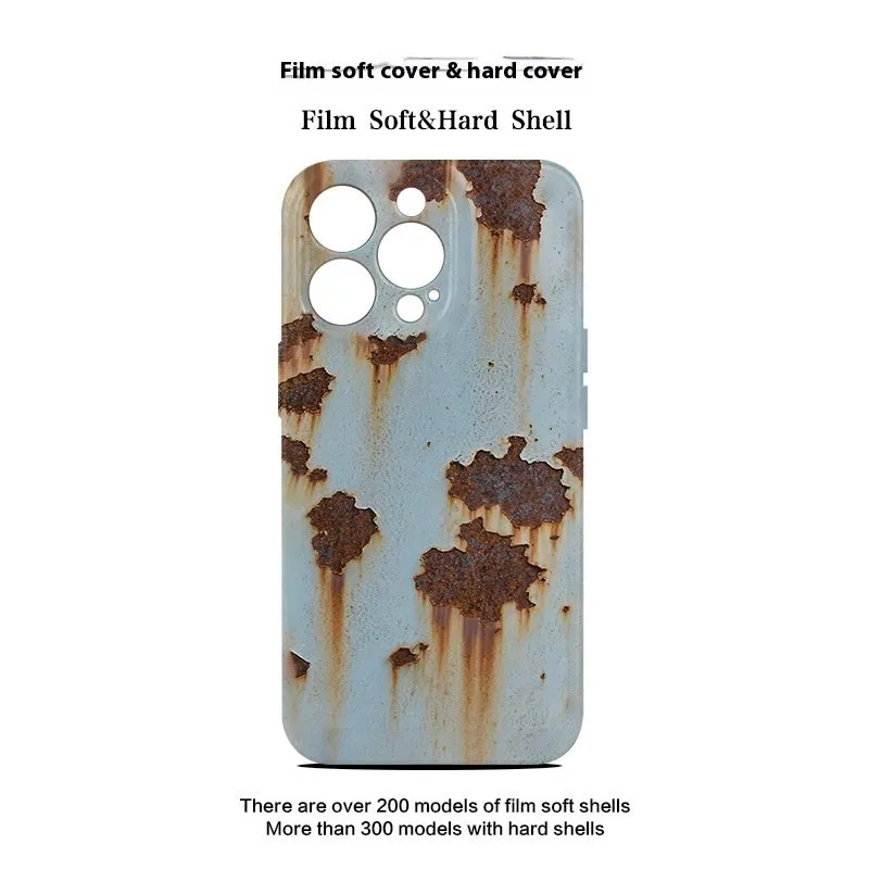 Rust Spot all-inclusive phone case for iPhone 16 Pro, hard shell and soft shell options, drop and fingerprint resistant