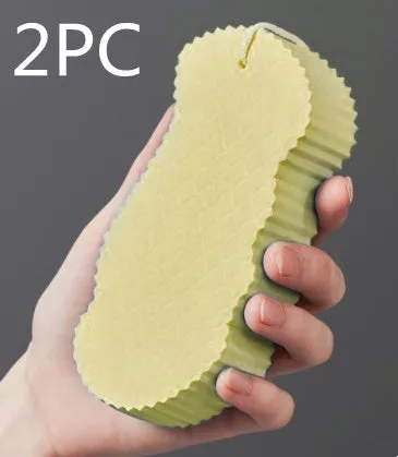 3D fish scale pattern bath sponge ball in soft sponge material for gentle body exfoliation