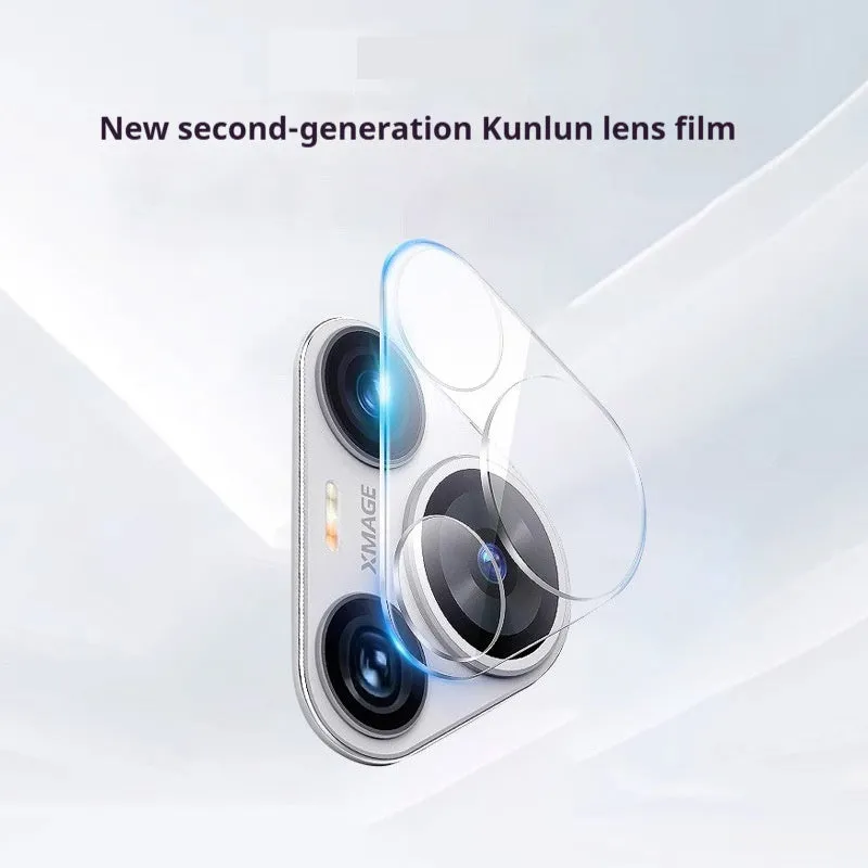 Huawei Pura80 series glass lens protector in all-in-one transparent colour with bare clip