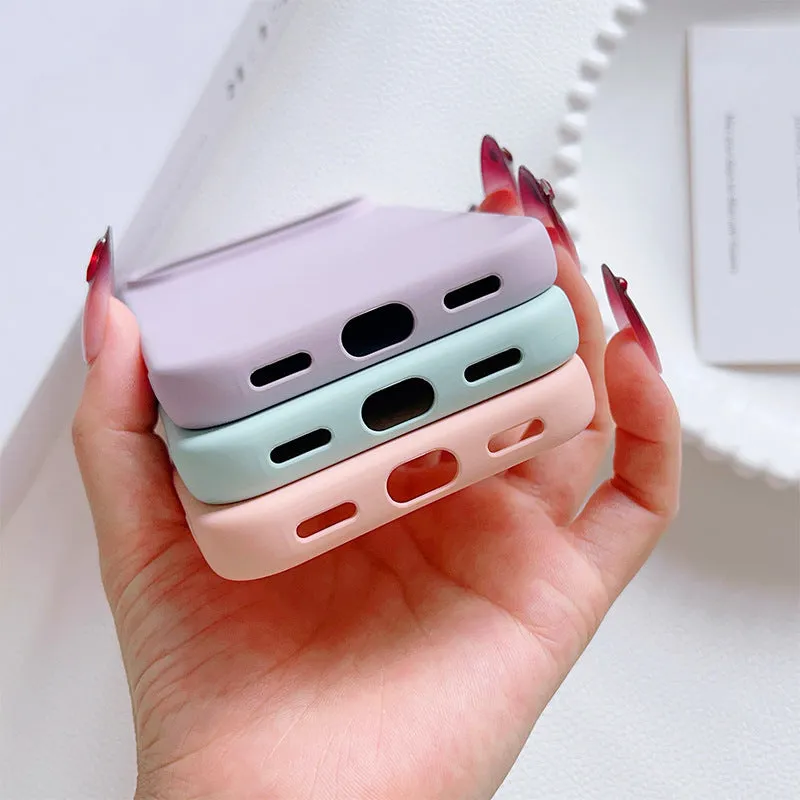 Rubik's Cube liquid silicone phone case for Google in antique white with shockproof protection