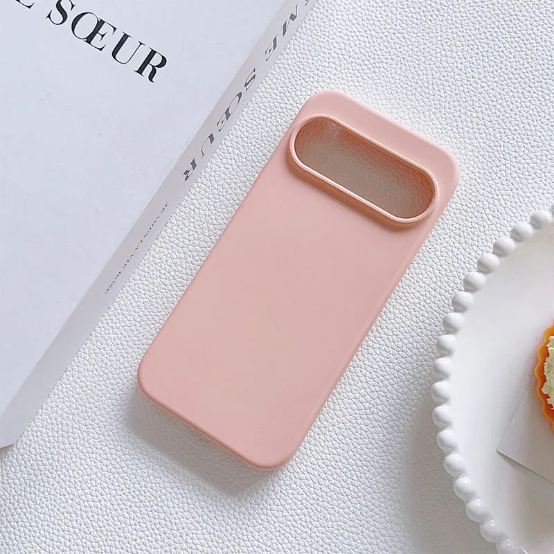 Rubik's Cube liquid silicone phone case for Google in antique white with shockproof protection