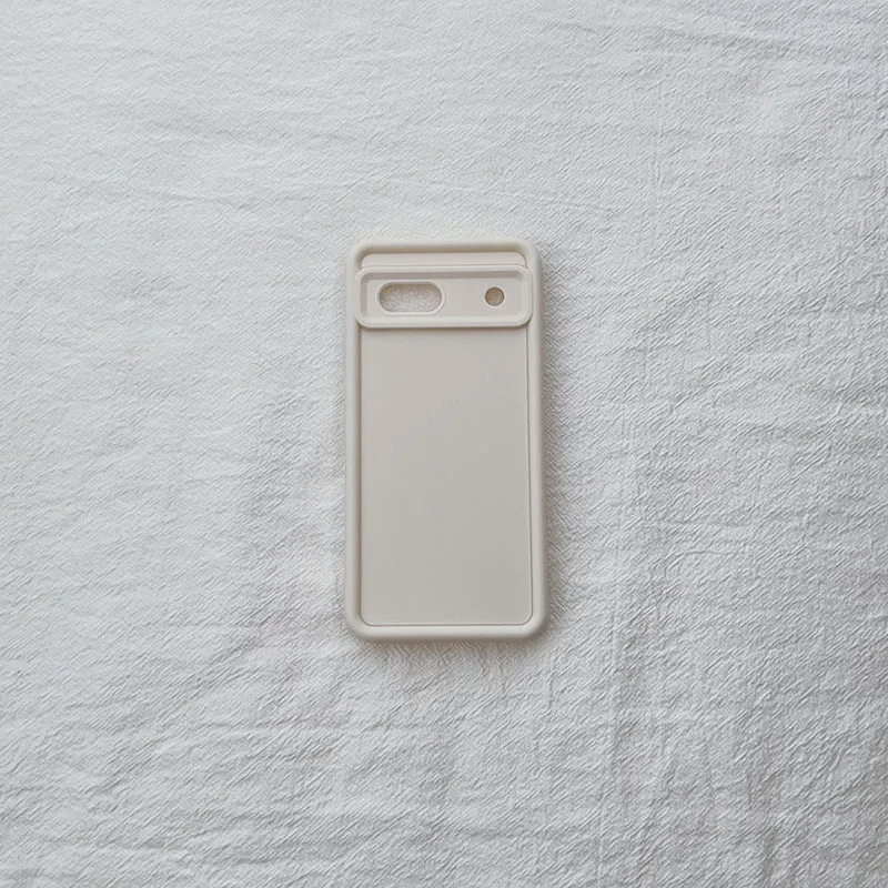 Solid colour TPU drop-resistant phone case for Google Pixel in black, pink, coffee, wine red and white