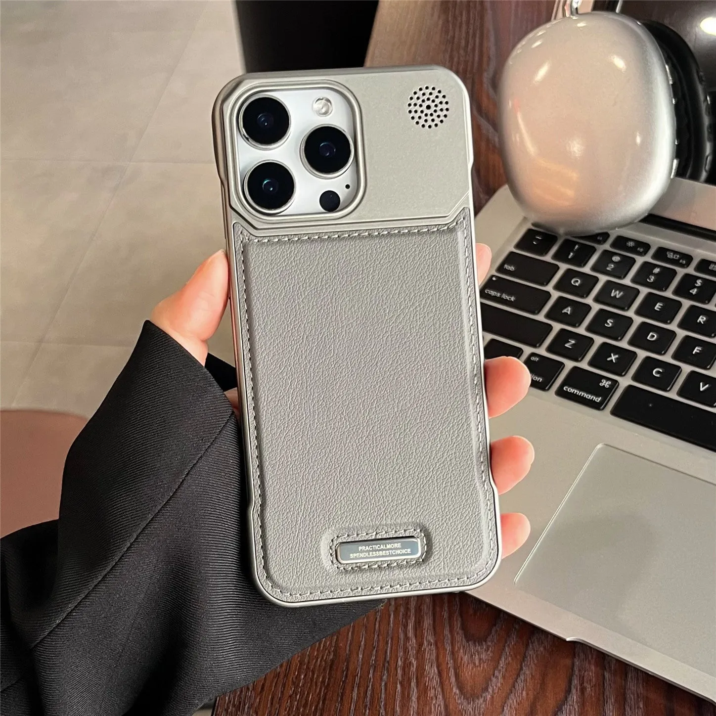 Aromatherapy Leather Magnetic Phone Case 17 High-grade Frameless Hard Protective Case Shockproof Anti-fall Anti-wear Anti-fingerprint for iPhone 11 to iPhone 17 Series Black Gray Blue Brown Gold Yellow Red Green Silver