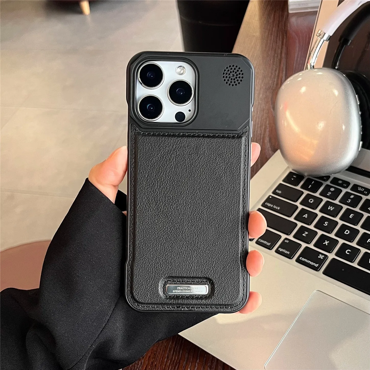 Aromatherapy Leather Magnetic Phone Case 17 High-grade Frameless Hard Protective Case Shockproof Anti-fall Anti-wear Anti-fingerprint for iPhone 11 to iPhone 17 Series Black Gray Blue Brown Gold Yellow Red Green Silver