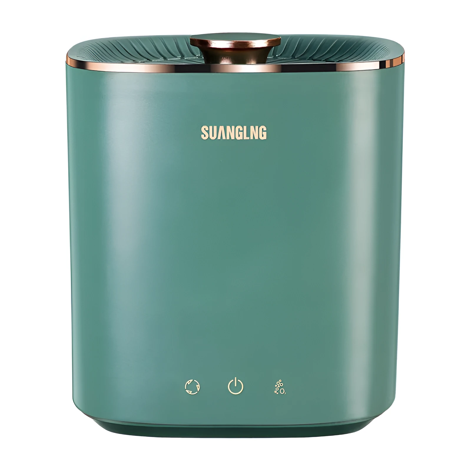 Green mini portable washing machine for underwear and socks with ozone sterilisation feature