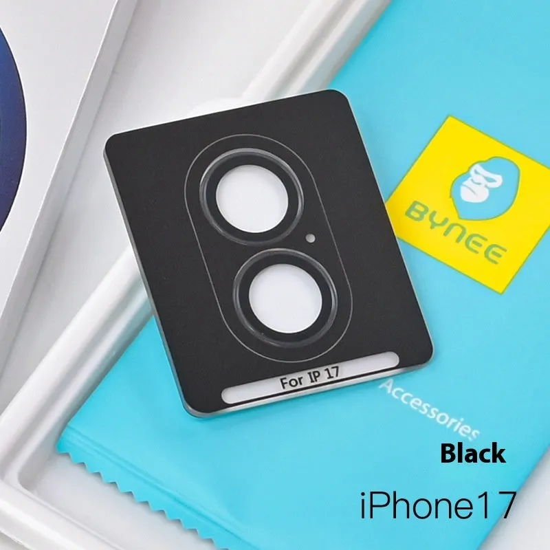 17ProMax Eagle Eye rear camera tempered film lens protector in titanium black for iPhone