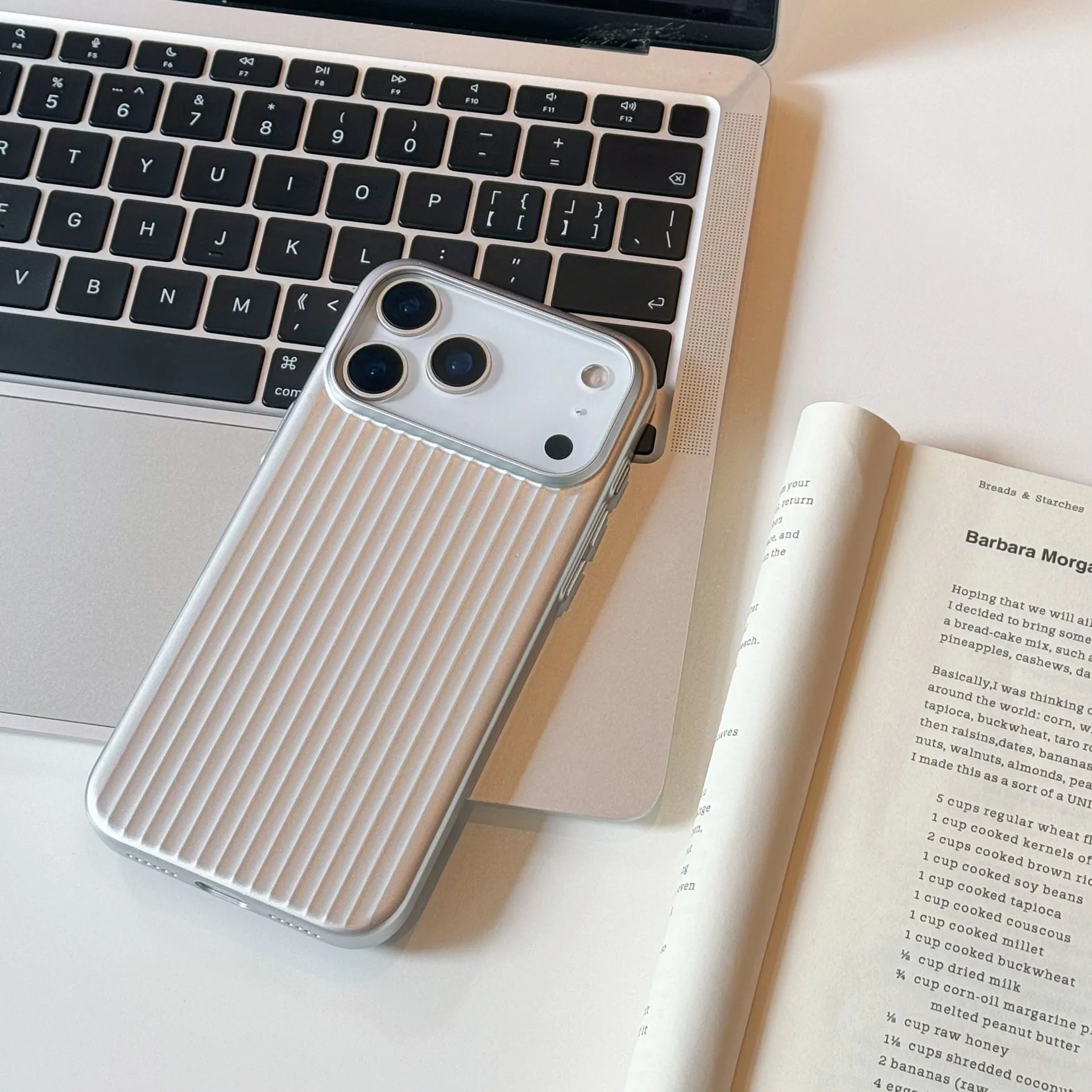 Large hole magnetic drop-resistant protective phone case in black for iPhone with frosted finish
