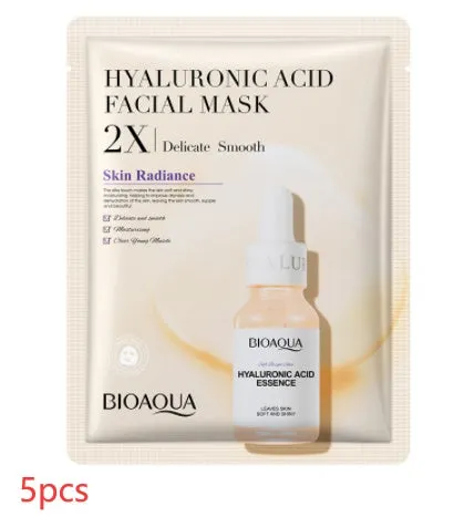Single collagen facial sheet mask with 30g of clear gel on white background.