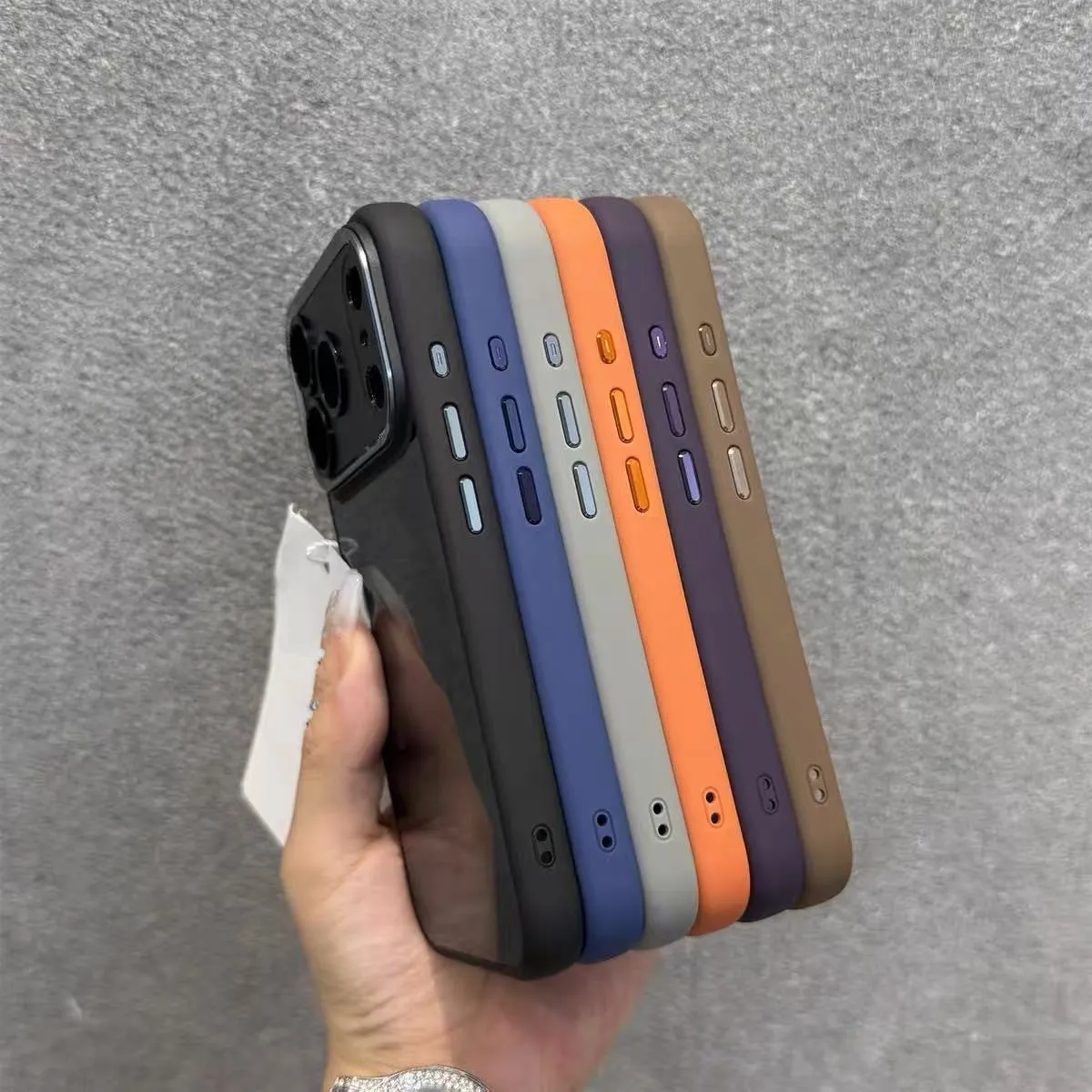 Plastic magnetic suction phone case in black warrior colour compatible with iPhone models