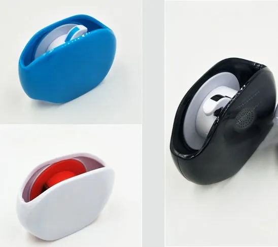 Automatic cable winder retractor in PC ABS plastic showing compact size and colour options.