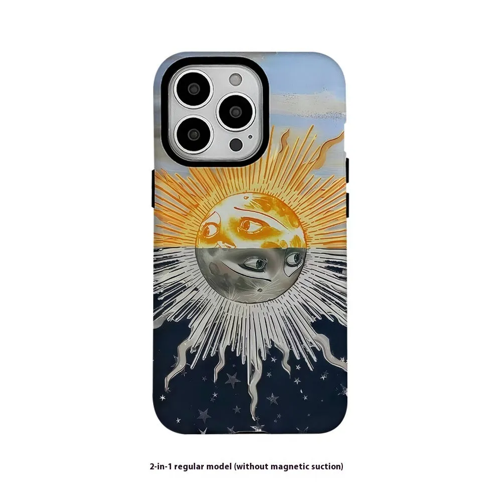 Feilin magnetic two-in-one phone case for iPhone 11 12 13 14 X XR XS models glossy finish