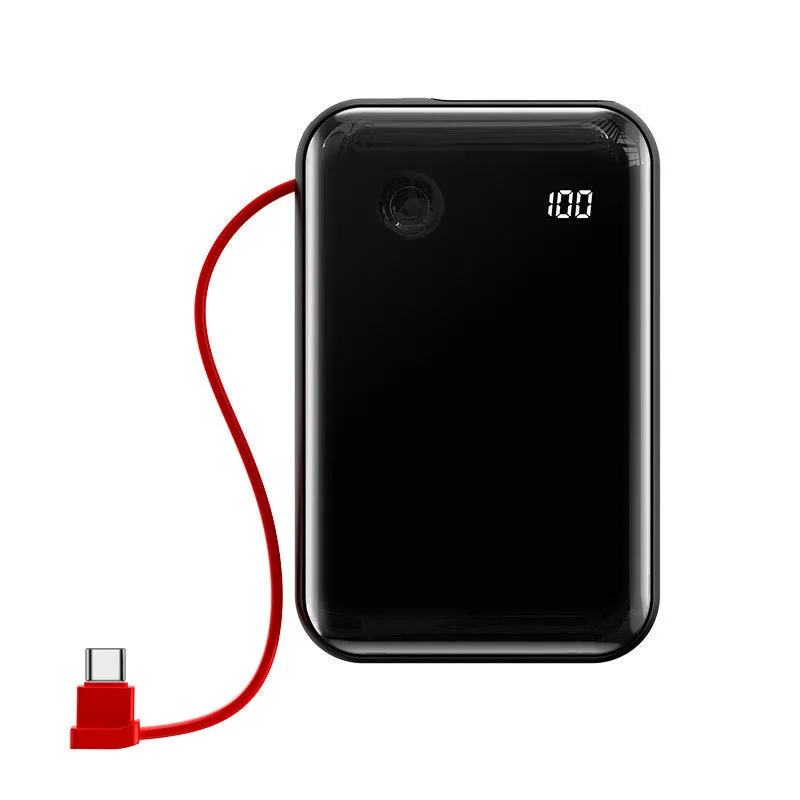 Baseus Xiaofang small square power bank with digital display and built-in Type-c cable