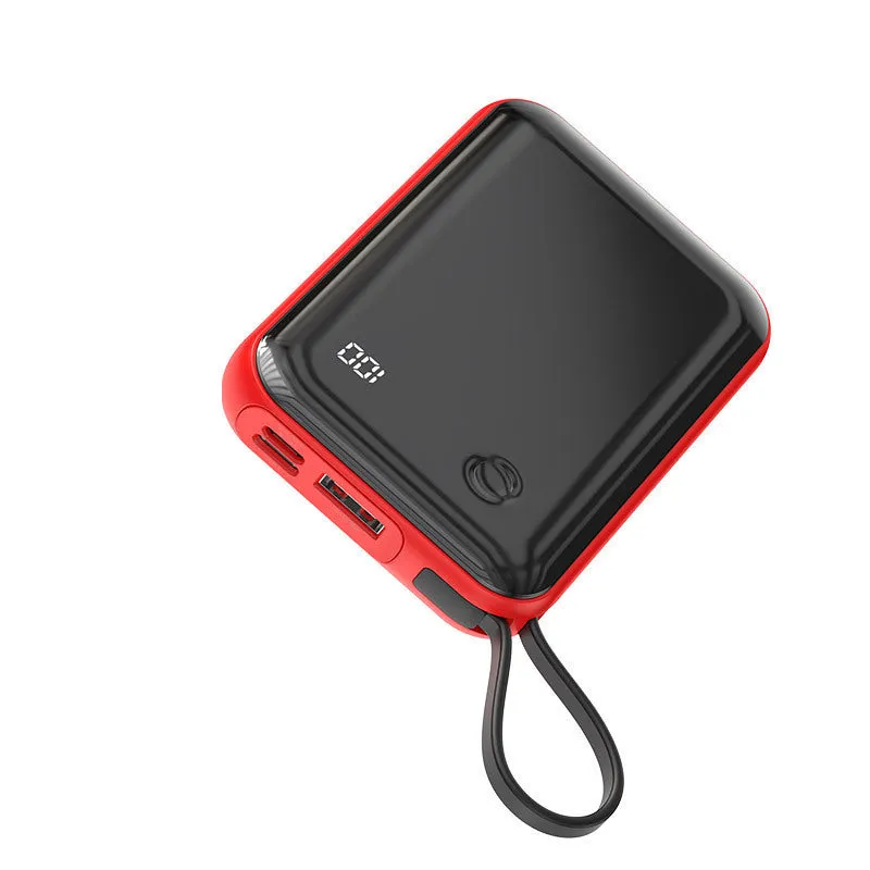 Baseus Xiaofang small square power bank with digital display and built-in Type-c cable
