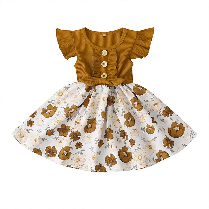 Girls sleeveless summer dress for toddlers in multiple colours and sizes