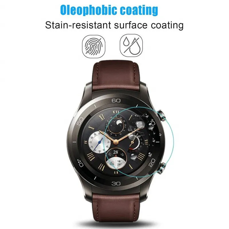 Transparent tempered glass screen protector for Garmin Fenix 6 series watch front film