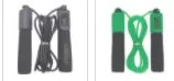 3-metre fitness skipping rope with sponge handles in available colour options