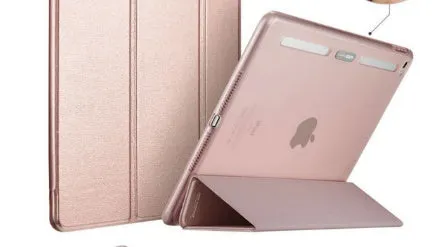 Compatible tablet case for iPad Air 2 or iPad 6, slim protective cover in black, gold, gray, green, rose gold