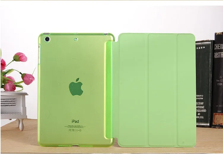 Compatible tablet case for iPad Air 2 or iPad 6, slim protective cover in black, gold, gray, green, rose gold