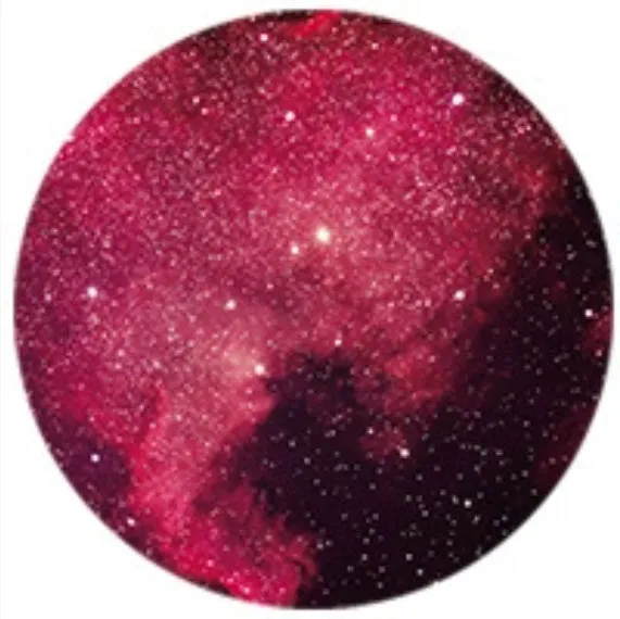 Cosmic Starry Sky series silicone telescopic folding desktop phone holder with airbag bracket in a starry sky colour