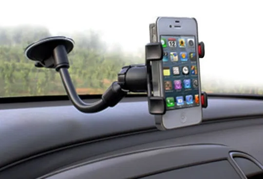 Guitar phone holder stand with suction cups attached to a guitar showing lyrics on phone screen