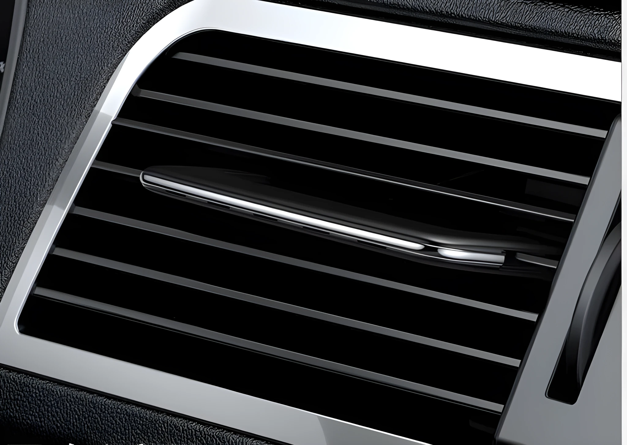 Car air-conditioning vent aromatherapy perfume clip in black with invisible paddle design