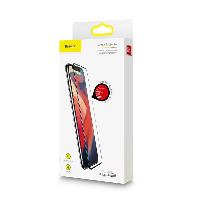 0.23mm black curved tempered glass screen protector for iPhone X XS 11 Pro 5.8 inches